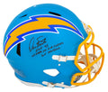Dan Fouts Signed Chargers FLASH Riddell Full Size Authentic ProLine Speed Helmet w/3-Inscriptions - FOUPRO300 - Dan Fouts Signed Chargers FLASH Riddell Full Size Authentic ProLine Speed Helmet w/3-Inscriptions product image