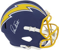 Dan Fouts Signed Chargers Navy T/B Riddell Full Size Speed Replica Helmet (White Ink) - FOUREP312 - Dan Fouts Signed Chargers Navy T/B Riddell Full Size Speed Replica Helmet (White Ink) product image