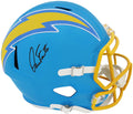 Dan Fouts Signed Chargers FLASH Riddell Full Size Speed Replica Helmet (In Black) - FOUREP315 - Dan Fouts Signed Chargers FLASH Riddell Full Size Speed Replica Helmet (In Black) product image