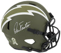 Dan Fouts Signed Chargers Salute to Service Riddell Full Size Speed Replica Helmet - FOUREP317 - Dan Fouts Signed Chargers Salute to Service Riddell Full Size Speed Replica Helmet product image