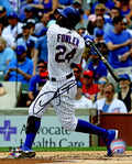 Dexter Fowler Signed Chicago Cubs Swinging Action 8x10 Photo - FOW08P101 - Dexter Fowler Signed Chicago Cubs Swinging Action 8x10 Photo product image