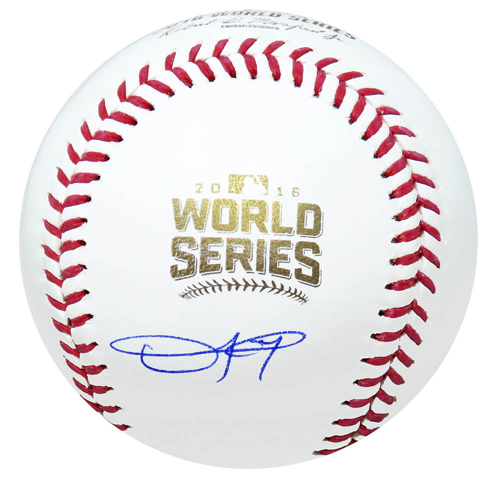Dexter Fowler Signed Rawlings Official 2016 World Series MLB Baseball - FOWBSB101 - Dexter Fowler Signed Rawlings Official 2016 World Series MLB Baseball product image