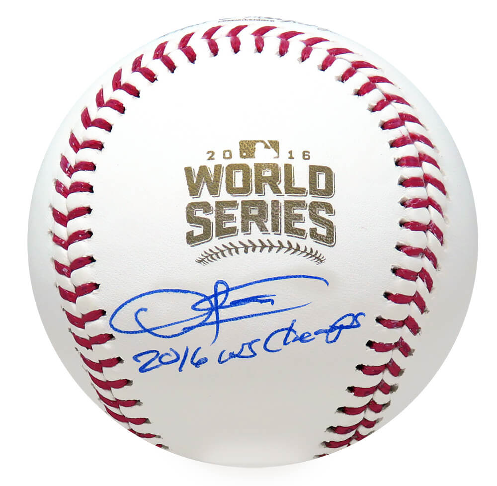 Dexter Fowler Signed Rawlings Official 2016 World Series Baseball w/16 WS Champs - FOWBSB102 - Dexter Fowler Signed Rawlings Official 2016 World Series Baseball w/16 WS Champs product image