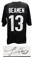 Jamie Foxx Signed Black 'Willie Beamen' Custom Football Jersey - FOXJRY510 - Jamie Foxx Signed Black 'Willie Beamen' Custom Football Jersey product image