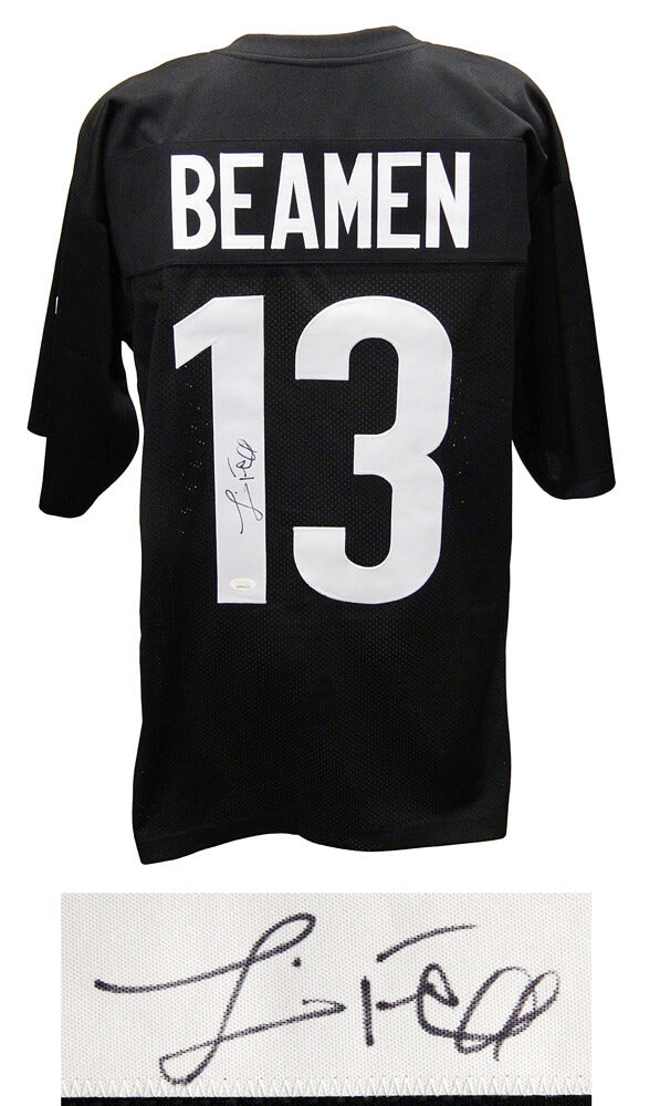 Jamie Foxx Signed Black 'Willie Beamen' Custom Football Jersey - FOXJRY510 - Jamie Foxx Signed Black 'Willie Beamen' Custom Football Jersey product image
