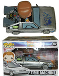 Michael J Fox Signed Back To The Future Delorean Time Machine & Marty McFly Funko Pop Vinyl Doll - FOXOTH505 - Michael J Fox Signed Back To The Future Delorean Time Machine & Marty McFly Funko Pop Vinyl Doll product image