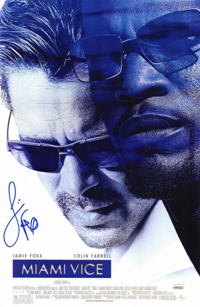 Jamie Foxx Signed Miami Vice 11x17 Movie Poster - FOXPST533 - Jamie Foxx Signed Miami Vice 11x17 Movie Poster product image