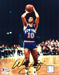 Walt Frazier Signed New York Knicks Shooting 8x10 Photo - FRA08P200 - Walt Frazier Signed New York Knicks Shooting 8x10 Photo product image