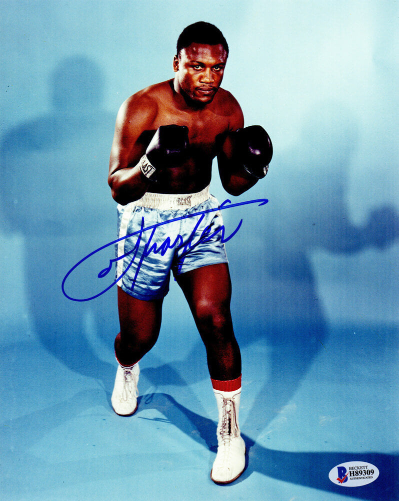 Joe Frazier Signed Boxing Pose 8x10 Photo (Beckett) - FRA08P504 - Joe Frazier Signed Boxing Pose 8x10 Photo (Beckett) product image