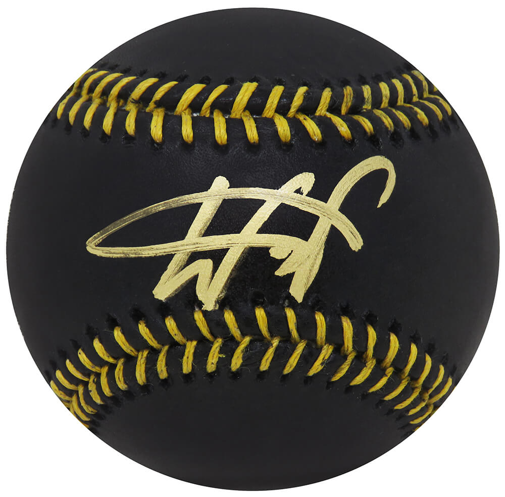 Wander Franco Signed Rawlings Black MLB Baseball - FRABSB111 - Wander Franco Signed Rawlings Black MLB Baseball product image