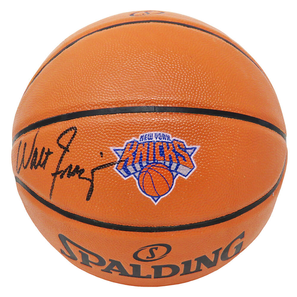 Walt Frazier Signed Spalding New York Knicks Logo Game Series Replica NBA Basketball - FRABSK202 - Walt Frazier Signed Spalding New York Knicks Logo Game Series Replica NBA Basketball product image