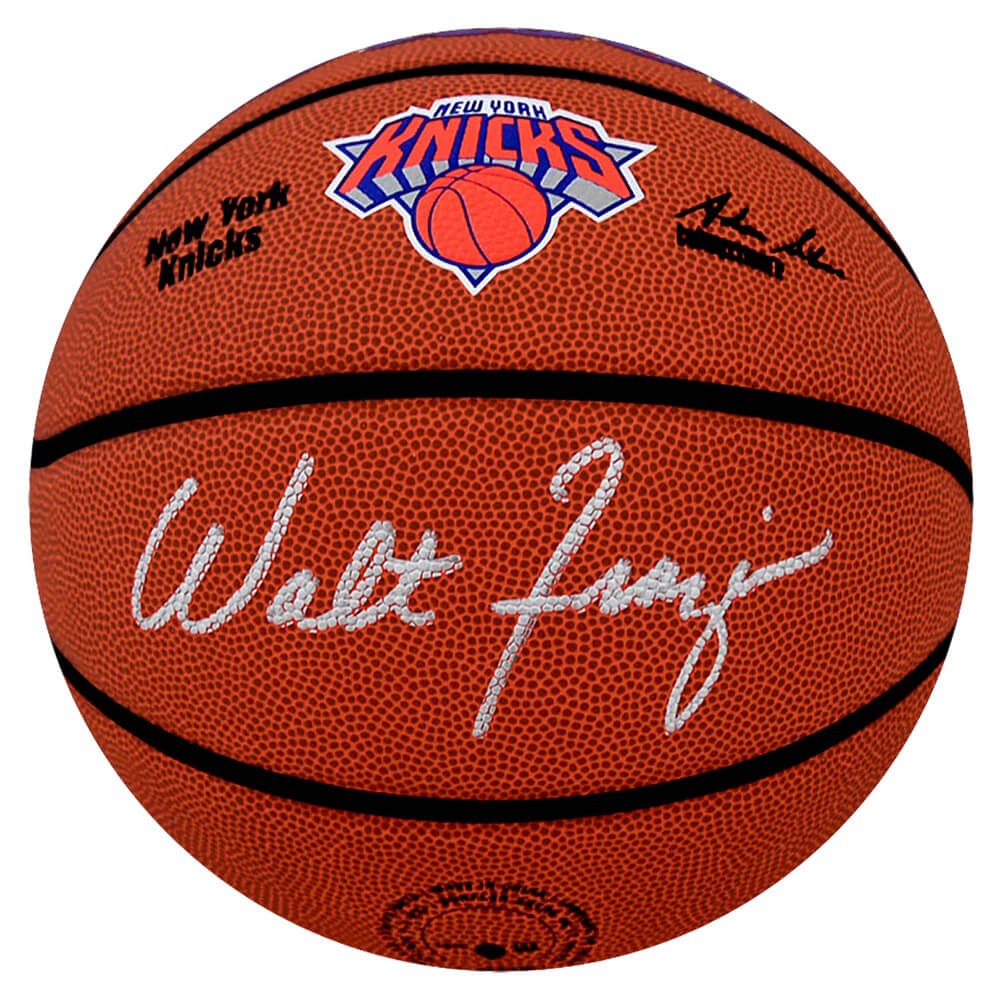 Walt Frazier Signed Wilson New York Knicks Logo NBA Basketball - FRABSK204 - Walt Frazier Signed Wilson New York Knicks Logo NBA Basketball product image