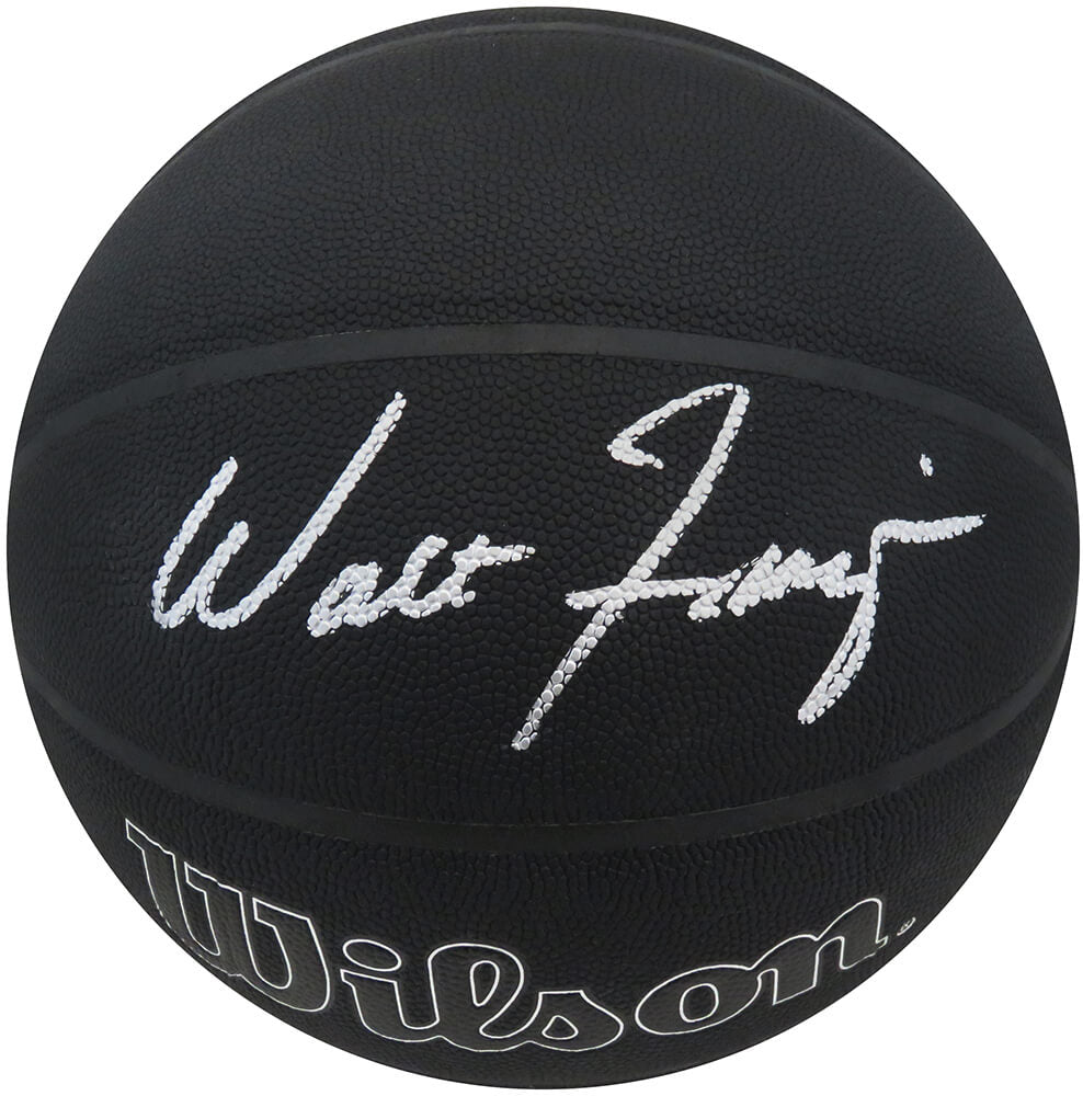 Walt Frazier Signed Wilson 75th Anniversary Logo Black NBA Basketball - FRABSK205 - Walt Frazier Signed Wilson 75th Anniversary Logo Black NBA Basketball product image