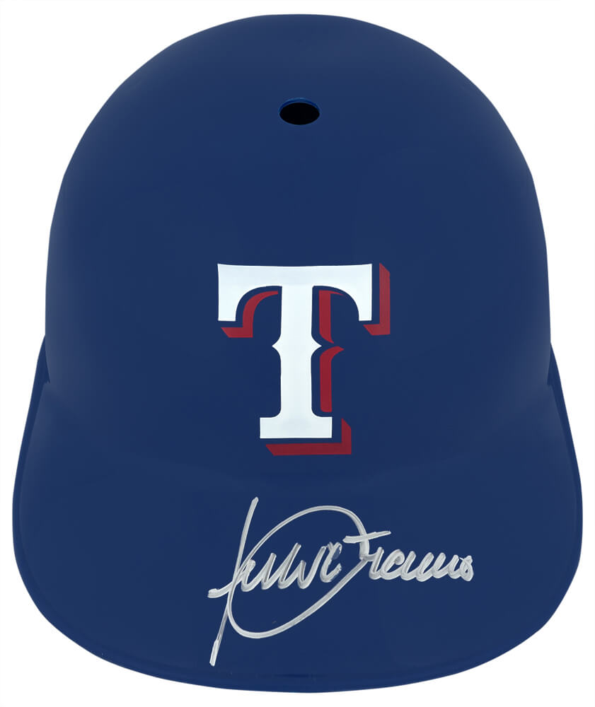 Julio Franco Signed Texas Rangers Souvenir Replica Batting Helmet - FRABTH110 - Julio Franco Signed Texas Rangers Souvenir Replica Batting Helmet product image