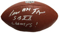 Leslie Frazier Signed Wilson Limited Full-Size NFL Football w/SB XX Champs - FRAFTB300 - Leslie Frazier Signed Wilson Limited Full-Size NFL Football w/SB XX Champs product image