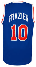 Walt Frazier Signed Blue Custom Basketball Jersey - FRAJRY200 - Walt Frazier Signed Blue Custom Basketball Jersey product image
