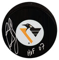 Ron Francis Signed Pittsburgh Penguins Retro Logo Hockey Puck w/HOF'07 - FRAPUC412 - Ron Francis Signed Pittsburgh Penguins Retro Logo Hockey Puck w/HOF'07 product image