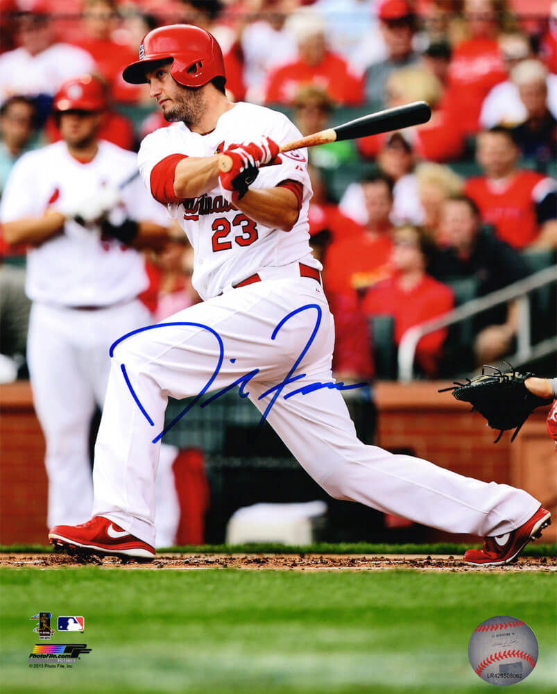 David Freese Signed St Louis Cardinals Swinging Action 8x10 Photo - FRE08P101 - David Freese Signed St Louis Cardinals Swinging Action 8x10 Photo product image