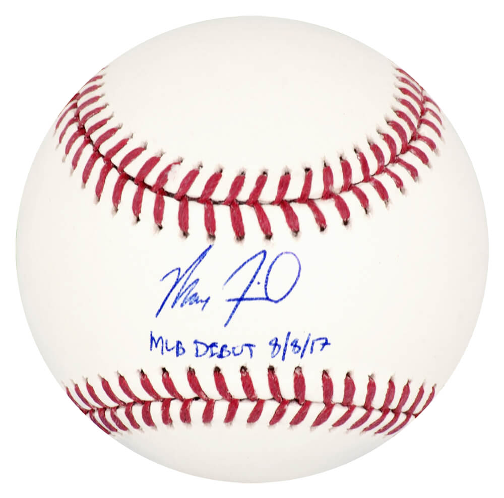 Max Fried Signed Rawlings Official MLB Baseball w/MLB Debut 8-8-17 - (Fanatics/MLB Holo) - FRIBSB100 - Max Fried Signed Rawlings Official MLB Baseball w/MLB Debut 8-8-17 - (Fanatics/MLB Holo) product image