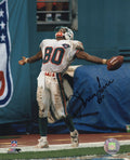 Irving Fryar Signed Miami Dolphins White Jersey Celebration 8x10 Photo - FRY08P301 - Irving Fryar Signed Miami Dolphins White Jersey Celebration 8x10 Photo product image