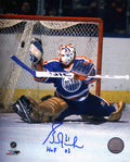 Grant Fuhr Signed Edmonton Oilers Goalie Action 8x10 Photo w/HOF'03 - FUH08P401 - Grant Fuhr Signed Edmonton Oilers Goalie Action 8x10 Photo w/HOF'03 product image
