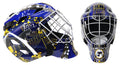 Grant Fuhr Signed St Louis Blues Franklin Replica Hockey Goalie Mask w/HOF'03 - FUHMAS406 - Grant Fuhr Signed St Louis Blues Franklin Replica Hockey Goalie Mask w/HOF'03 product image