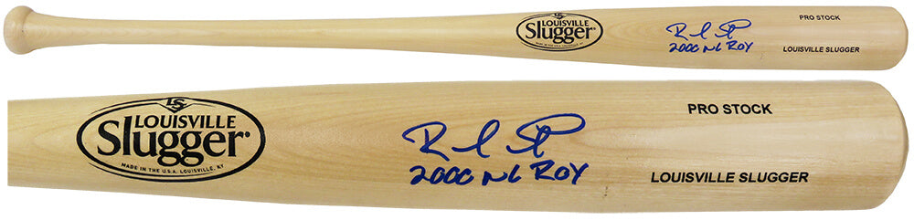 Rafael Furcal Signed Louisville Slugger Pro Stock Blonde Baseball Bat w/2000 ROY - FURBAT103 - Rafael Furcal Signed Louisville Slugger Pro Stock Blonde Baseball Bat w/2000 ROY product image