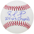 Rafael Furcal Signed Rawlings Official MLB Baseball w/2011 WS Champs - FURBSB107 - Rafael Furcal Signed Rawlings Official MLB Baseball w/2011 WS Champs product image