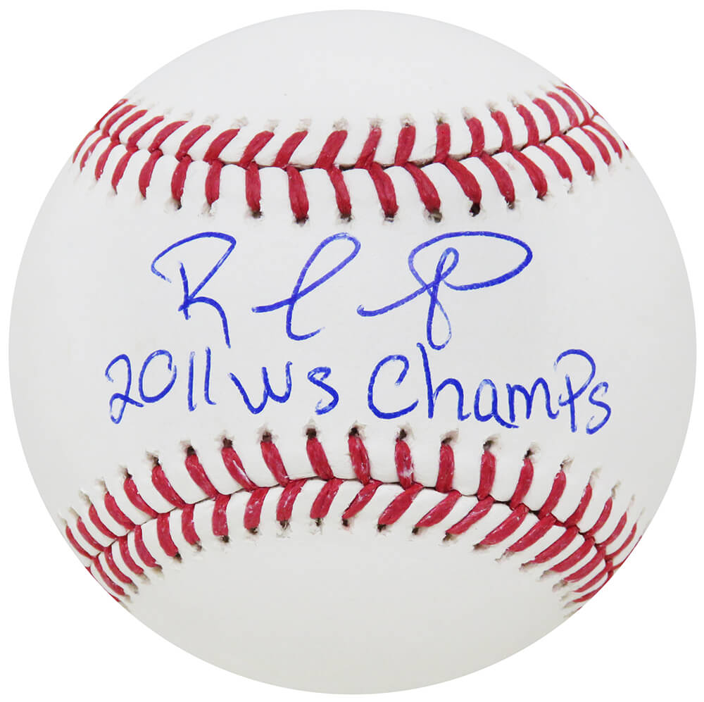 Rafael Furcal Signed Rawlings Official MLB Baseball w/2011 WS Champs - FURBSB107 - Rafael Furcal Signed Rawlings Official MLB Baseball w/2011 WS Champs product image