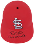 Rafael Furcal Signed St Louis Cardinals Replica Souvenir Batting Helmet w/11 WS Champs - FURBTH101 - Rafael Furcal Signed St Louis Cardinals Replica Souvenir Batting Helmet w/11 WS Champs product image