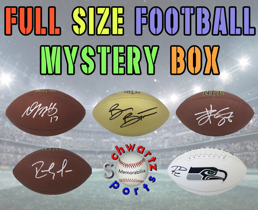 Schwartz Sports Football Superstar Signed Mystery Full Size Football - Series 30 (Limited to 50) - MYSFTB330 - Schwartz Sports Football Superstar Signed Mystery Full Size Football - Series 30 (Limited to 50) product image