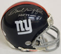 Frank Gifford Signed Autographed Giants Riddell Throwback Mini Helmet - GIFMIN300 - Frank Gifford Signed Autographed Giants Riddell Throwback Mini Helmet product image