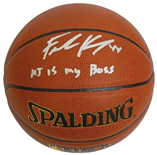 Frank Kaminsky Signed Spalding NBA I/O Basketball w/MJ Is My Boss - KAMBSK209 - Frank Kaminsky Signed Spalding NBA I/O Basketball w/MJ Is My Boss product image