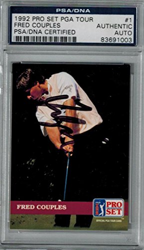 Fred Couples Signed PGA Tour 1992 Pro Set Card #1 - PSA - COUCAR501 - Fred Couples Signed PGA Tour 1992 Pro Set Card #1 - PSA product image
