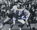 Roman Gabriel Signed Philadelphia Eagles B&W Action 8x10 Photo - GAB08P303TW - Roman Gabriel Signed Philadelphia Eagles B&W Action 8x10 Photo product image