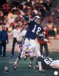 Roman Gabriel Signed Los Angeles Rams Blue Jersey Passing 16x20 Photo - GAB16P300TW - Roman Gabriel Signed Los Angeles Rams Blue Jersey Passing 16x20 Photo product image