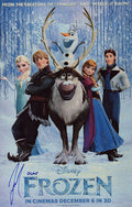 Josh Gad Signed Frozen 11x17 Movie Poster w/Olaf - GADPST500 - Josh Gad Signed Frozen 11x17 Movie Poster w/Olaf product image