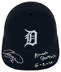Armando Galarraga Signed Detroit Tigers Souvenir Replica Batting Helmet w/Almost Perfect 6-2-10 - GALBTH100 - Armando Galarraga Signed Detroit Tigers Souvenir Replica Batting Helmet w/Almost Perfect 6-2-10 product image