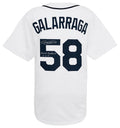 Armando Galarraga Signed White Custom Baseball Jersey w/Almost Perfect 6-2-10 - GALJRY100 - Armando Galarraga Signed White Custom Baseball Jersey w/Almost Perfect 6-2-10 product image