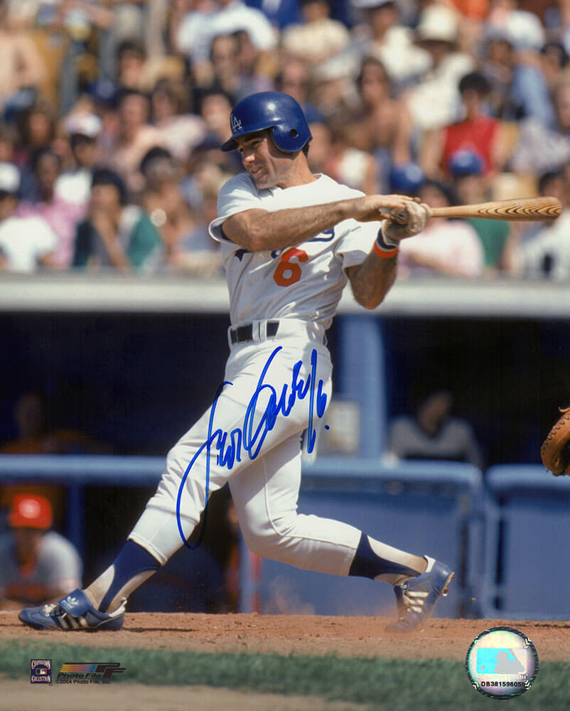 Steve Garvey Signed Los Angeles Dodgers Swinging 8x10 Photo - GAR08P132 - Steve Garvey Signed Los Angeles Dodgers Swinging 8x10 Photo product image