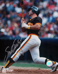 Steve Garvey Signed San Diego Padres Swinging 8x10 Photo - (In Silver) - GAR08P134 - Steve Garvey Signed San Diego Padres Swinging 8x10 Photo - (In Silver) product image