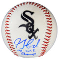 Jon Garland Signed Chicago White Sox White Logo Baseball w/05 WS Champs - GARBSB124 - Jon Garland Signed Chicago White Sox White Logo Baseball w/05 WS Champs product image