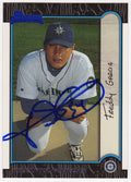 Freddy Garcia Signed Seattle Mariners 1999 Bowman Rookie Baseball Trading Card #404 - GARCAR101 - Freddy Garcia Signed Seattle Mariners 1999 Bowman Rookie Baseball Trading Card #404 product image