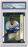 Freddy Garcia Signed Seattle Mariners 1999 Bowman Rookie Baseball Trading Card #404 - (PSA Encapsulated) - GARCAR103 - Freddy Garcia Signed Seattle Mariners 1999 Bowman Rookie Baseball Trading Card #404 - (PSA Encapsulated) product image