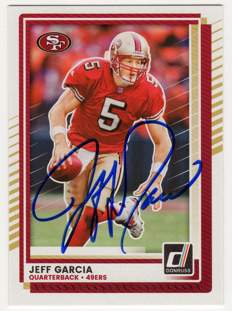 Jeff Garcia Signed San Francisco 49ers 2025 Donruss Football Card #229 - GARCAR301 - Jeff Garcia Signed San Francisco 49ers 2025 Donruss Football Card #229 product image