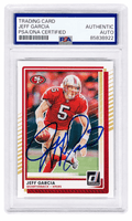 Jeff Garcia Signed San Francisco 49ers 2025 Donruss Football Card #229 - (PSA Encapsulated) - GARCAR302 - Jeff Garcia Signed San Francisco 49ers 2025 Donruss Football Card #229 - (PSA Encapsulated) product image