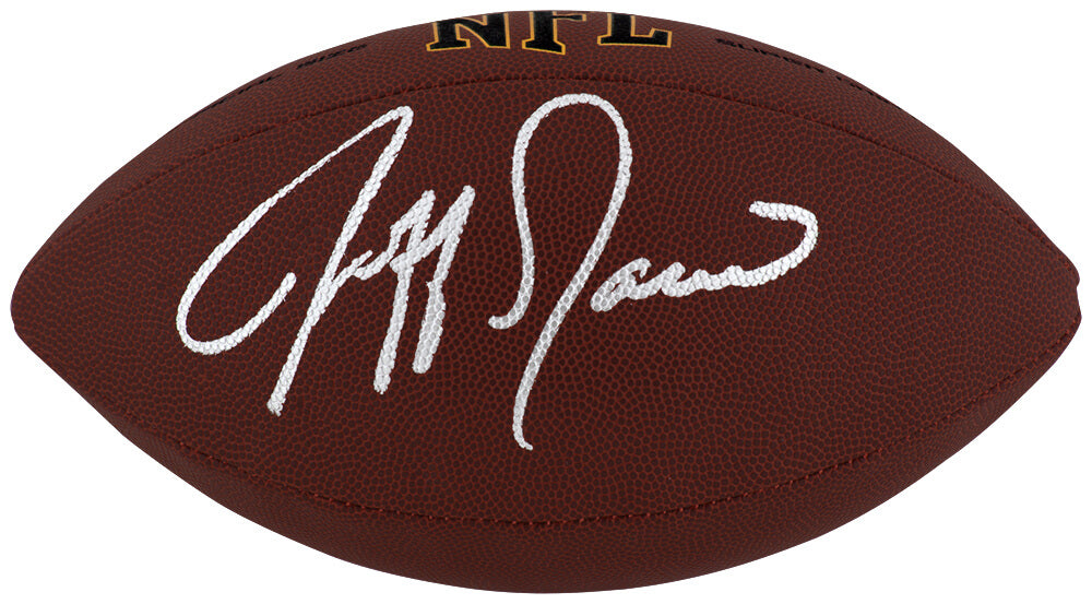 Jeff Garcia Signed Wilson Super Grip Full Size NFL Football - GARFTB300 - Jeff Garcia Signed Wilson Super Grip Full Size NFL Football product image