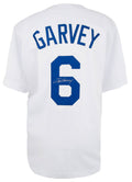 Steve Garvey Signed White Custom Baseball Jersey - GARJRY103 - Steve Garvey Signed White Custom Baseball Jersey product image