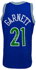 Kevin Garnett Signed Minnesota Timberwolves 1995 Throwback Blue Mitchell & Ness NBA Swingman Jersey - GARJRY201 - Kevin Garnett Signed Minnesota Timberwolves 1995 Throwback Blue Mitchell & Ness NBA Swingman Jersey product image