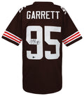 Myles Garrett Signed Brown Custom Football Jersey (Beckett) - GARJRY300 - Myles Garrett Signed Brown Custom Football Jersey (Beckett) product image